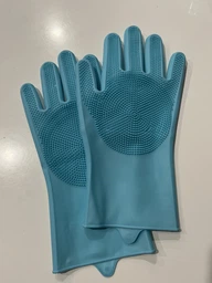 Рукавички для миття посуду з щіткою KITCHEN GLOVES