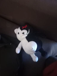 М'яка іграшка BauTech Монокума з Данганронпа 25 см Monokuma Danganronpa Чорний з білим (1010-106-00)
