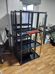 Стеллаж металлический крашеный Меткас РЕК-4 1500 х 750 х 300 мм 4 полки из стали Черный (РЕК-3) фото от покупателей 5