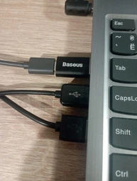 Переходник Baseus Ingenuity Series Mini OTG USB 3.1 to Type-C Blue (ZJJQ000103) [126875] фото от покупателей 2
