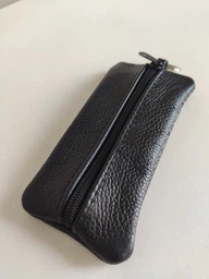 Ключниця шкіряна Shvigel leather-15310 Чорна фото від покупців 6