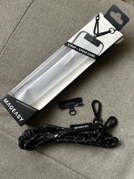 Ремінець для смартфона Switcheasy Strap+Strap Card 6mm чорний для iPhone (MPHIPH063RL22)