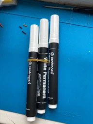 Маркер Centropen Permanent White 2.5 мм Белый (20634) (Art. 8586)