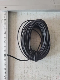 Провод термостойкий 20 AWG 0,519 мм² чёрный 10м