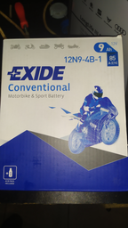 Мото аккумулятор Exide moto AGM ETX9-BS 8 А-ч (ETX9-BS) фото от покупателей 4
