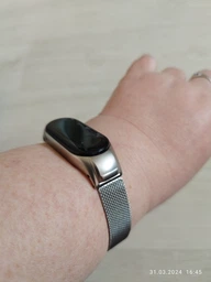 Ремінець BeCover Milanese Style для Xiaomi Mi Smart Band 7 Black (BC_707493)