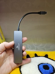 USB-хаб Cablexpert USB-C 5-в-1 (хаб/HDMI/PD) (A-CM-COMBO5-03) фото від покупців 2