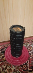 Массажный ролик EasyFit Solid Roller v.1.1s 33 см оранжевый фото от покупателей 8