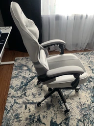 Ігрове крісло HUZARO FORCE 4.4 White Mesh Оббивка тканина Білий фото від покупців 10