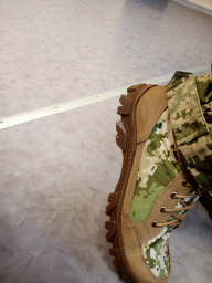 Ботинки тактические из натуральной кожи Max PX 39р 25,5 см бежевые