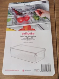 Прозрачный органайзер EMHOUSE МИНИ с крышкой 36x10.5x5 см (EP-625) (8681982062211) фото от покупателей 1
