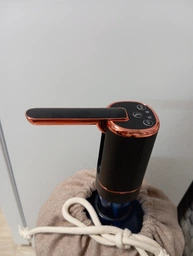 Помпа для воды электрическая диспенсер аккумуляторный мощный 1200mAh для бутылей BRS Black фото от покупателей 4