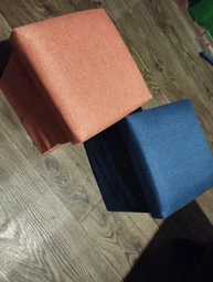 Тумба-пуф розкладний Stenson R88093 25*25*24см orange