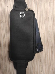 Спортивная сумка на пояс Сумка для бега з 2 карманами 22х10 см RunBag Влагостойкая Orange (HbP56457465) фото от покупателей 1