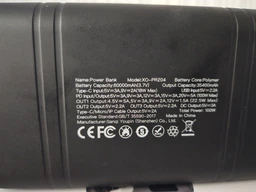 УМБ XO Power Bank 60000mAh PR204 100W 3 USB+2 Type-C QC&PD3.0 Black (6920680838486) фото от покупателей 1