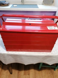 Ящик для инструментов металлический 450*200*207 мм, 7 секций INTERTOOL HT-5047 фото от покупателей 4
