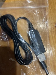 Кабель для роутера від павербанка USB DC юсб шнур живлення для модема від павер банки універсальний 9V вольт маршрутизатор Wi-Fi підвищувальний перехідник DC адаптер wifi конвертер живлення провід інтернету UPS 5.5×2.1 фото від покупців 7