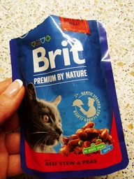Упаковка влажного корма для кошек ассорти из 4 вкусов Brit Premium Cat pouch 12 шт*100 г фото от покупателей 2