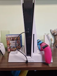 Мультифункциональная Док-Станция DOBE для Playstation 5 с LED зарядкой для 2-х геймпадов PS5 Dualsense и охлаждением консоли (TP5-1511) фото от покупателей 2