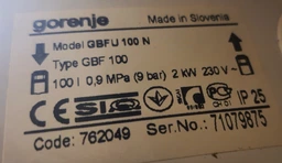 Фланець під «сухі» ТЕНи для бойлера Gorenje (482979)