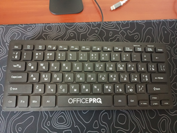 Клавіатура дротова OfficePro SK240 USB Black