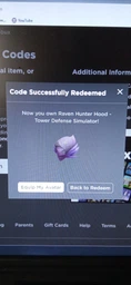 Roblox: Raven Hunter Hood-Tower Defense Simulator фото от покупателей 2