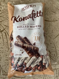 Конфеты глазированные Roshen Konafetto Bianco 1 кг (4823077635670/4823077641817) фото от покупателей 5
