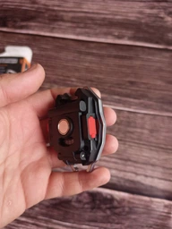 Портативний Акумуляторний LED ліхтарик брелок мультитул W5144 7 режимів прикурювач шнур магніт свисток з червоним світлом для кемпінгу та риболовлі фото від покупців 1