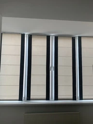 Римська система Light I&H Рогожка Дімаут молочна з бічними кантами 110*170 см фото від покупців 2