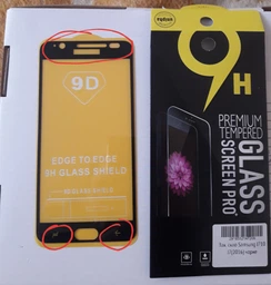 Захисне скло для Samsung J710 Galaxy J7 (2016) (0.3 мм, 2.5 D) чорне