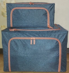 Коробка-органайзер для хранения с застежкой и ручками Supretto 66 л (8186-0001) фото от покупателей 2