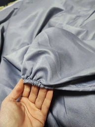 Простынь на резинке Ecotton 160х200 Black Полисатин (2100024565009) фото от покупателей 1