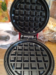 Электрическая мини вафельница Waffle Maker XL-287 с антипригарным покрытием, красная