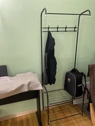 Вішалка для підлоги для одягу з полицями для взуття та гачками Corridor Rack стійка стелаж фото від покупців 5