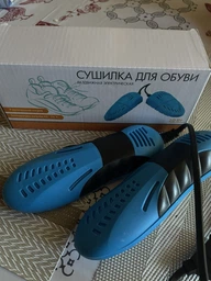 Сушарка електрична для взуття електросушарка універсальна Ava Blue-Black фото від покупців 1