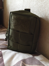 Тактический подсумок органайзер Storm BL-127; 0,7л; Олива. 17х13х7см. MOLLE. Поясная сумка органайзер.