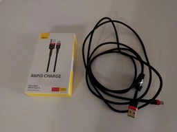 Кабель Baseus Cafule Cable USB for Type-C 2A 2.0 м Red/Black (CATKLF-C91) фото от покупателей 12