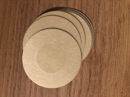 Набір тілесних тканинних наклейок на соски та груди 10шт 60mm Nipple cover PS-001 Круглі