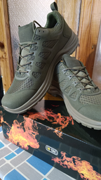 Мужские тактические кроссовки летние M-Tac размер 45 (29,8 см) Олива (Зелёный) (Iva Olive)