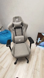 Геймерське крісло GT Racer X-2305 Fabric Gray [121515] фото від покупців 1