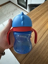 Дитяча пляшечка-поїльник із трубочкою Philips Avent 260мл від 9 місяців Синій (SCF796/01) фото від покупців 3