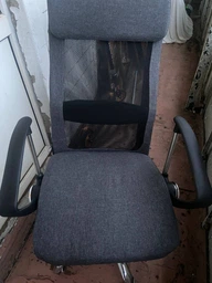 Крісло офісне на колесах Bonro BN-002-2 сіре (42400415)