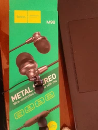 Навушники HOCO M34 Honor Music universal earphones з мікрофоном (3.5 мм mini-Jack) Чорні