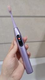 Розумна зубна електрощітка Oclean X Pro Digital Electric Toothbrush Dark Blue (6970810553482) фото від покупців 3