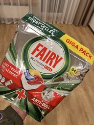 Капсули для посудомийних машин Fairy Platinum Plus Все-в-1 19 шт (8700216236669) фото від покупців 2