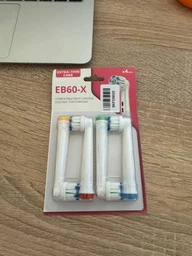 Насадки 4 шт Extra-Thin EB60-X для Oral-B электрощетки с мягкой щетиной для щетки орал би
