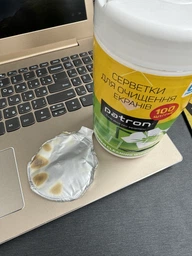 Влажные салфетки Patron для очистки экранов и мониторов туба 100 шт (CS-PN-F3-027) фото от покупателей 8