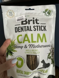 Лакомства для собак Brit Care Dental Stick Calm успокаивающее, конопля и пустырник, 7 шт, 251 г (8595602564385) фото от покупателей 1