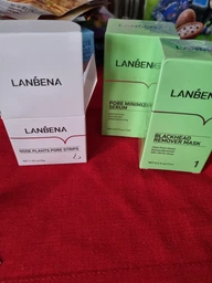 Маска для удаления черных точек LANBENA Nose Plants Pore Strips 30 мл + 60 полосок фото от покупателей 6