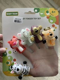 Набор игрушек на пальцы Baby Team Весёлая детвора (8700) (4824428087001) фото от покупателей 1